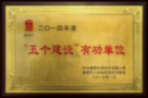 “五個(gè)建設(shè)”有功單位